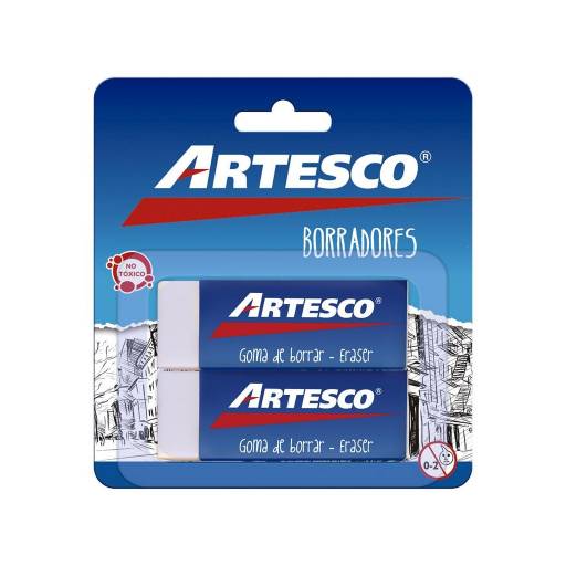 Artesco Blister Goma Grande x 2 Un.