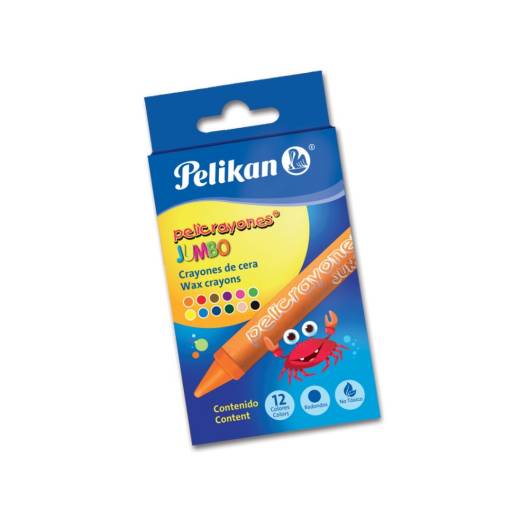 Pelikan Pelicrayones redondos finos x 12