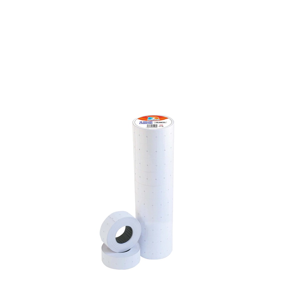 Etiquetas para precio en tubo x10 rollos