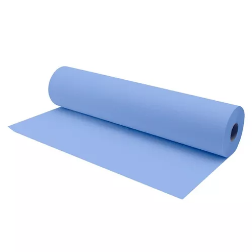 Papel tienda celeste rollo camilla (se vende por kilogramo)
