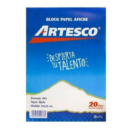 Blocks Artesco afiche 1/8 W (25 x 35 cm) colores surtidos