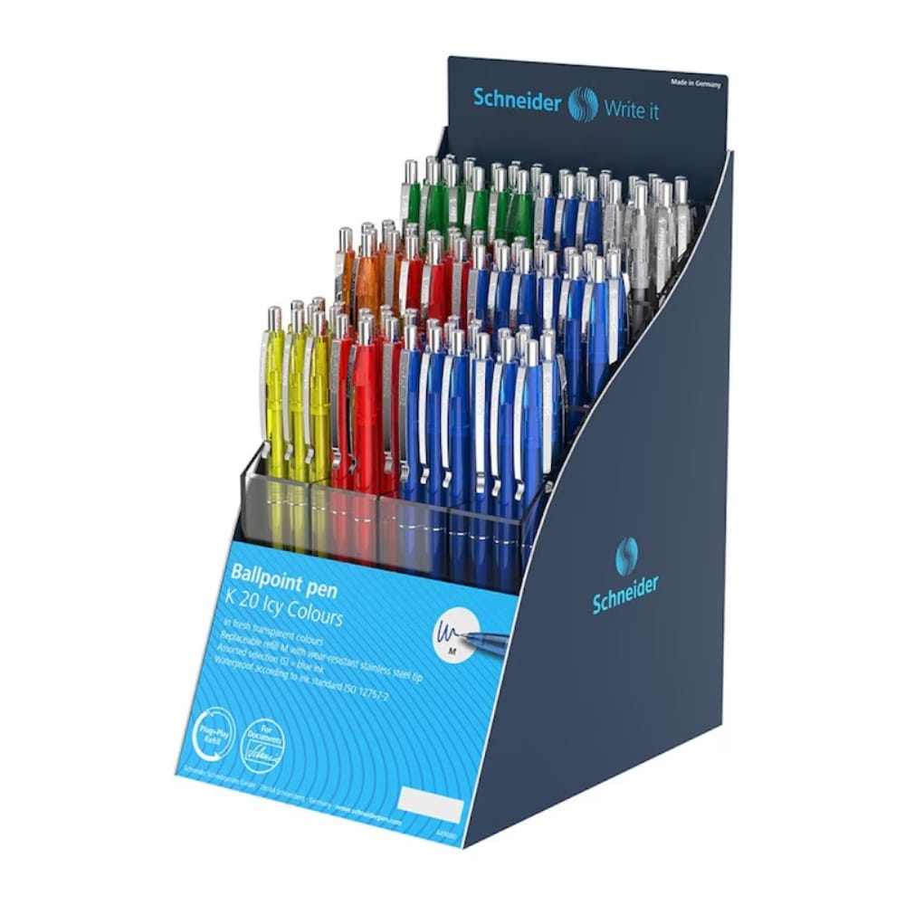 Display Schneider Boligrafos K 20 ICY Colors