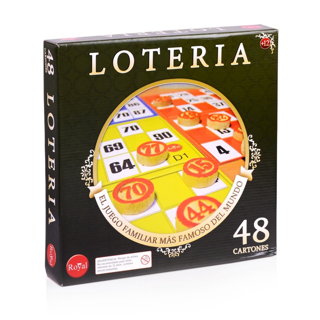 Juegos en caja LOTERIA 48 CARTONES
