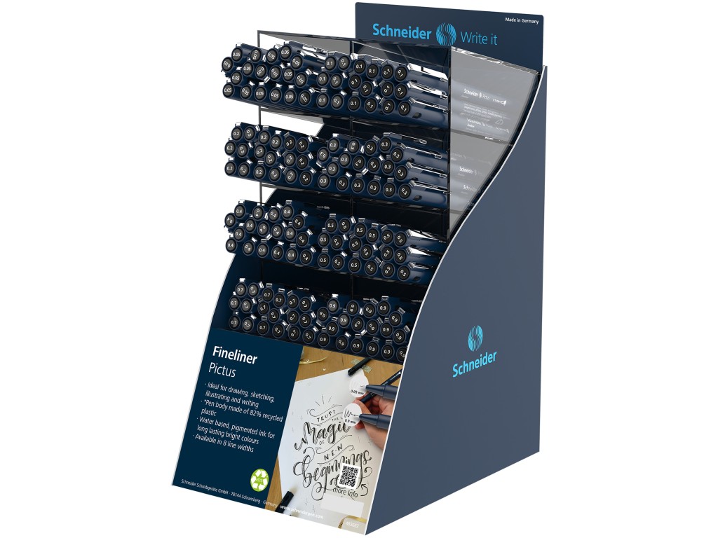 Exhibidor fibras Schneider Pictus x144