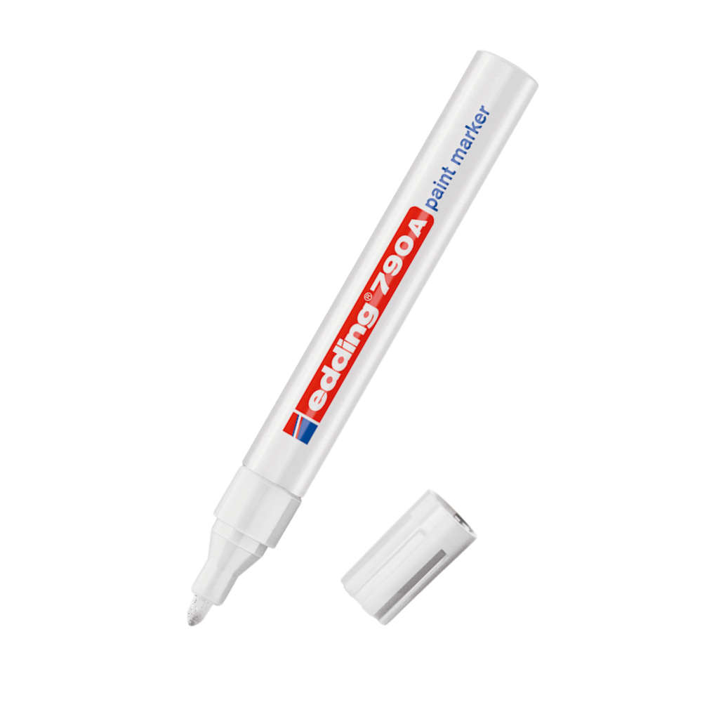 Marcador Edding 790 blanco laca industrial