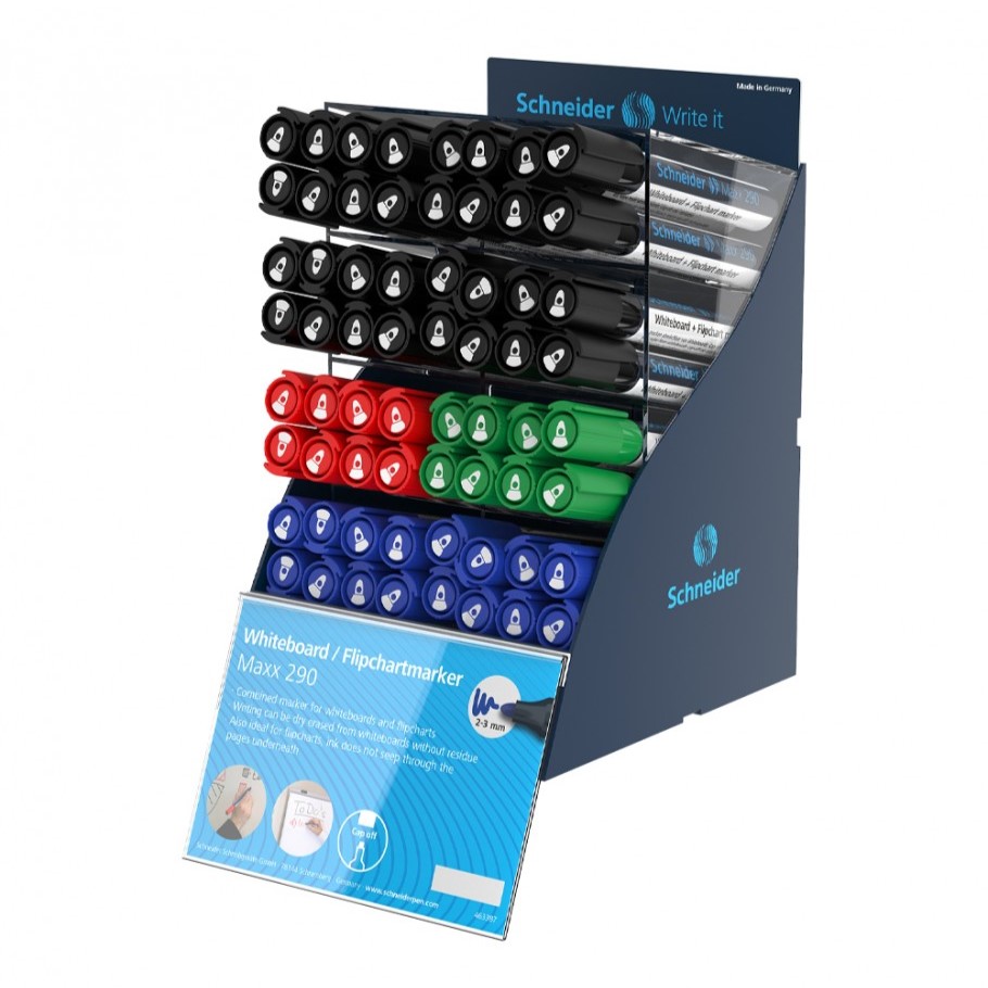 Exhibidor Marcador Pizarra Schneider 290