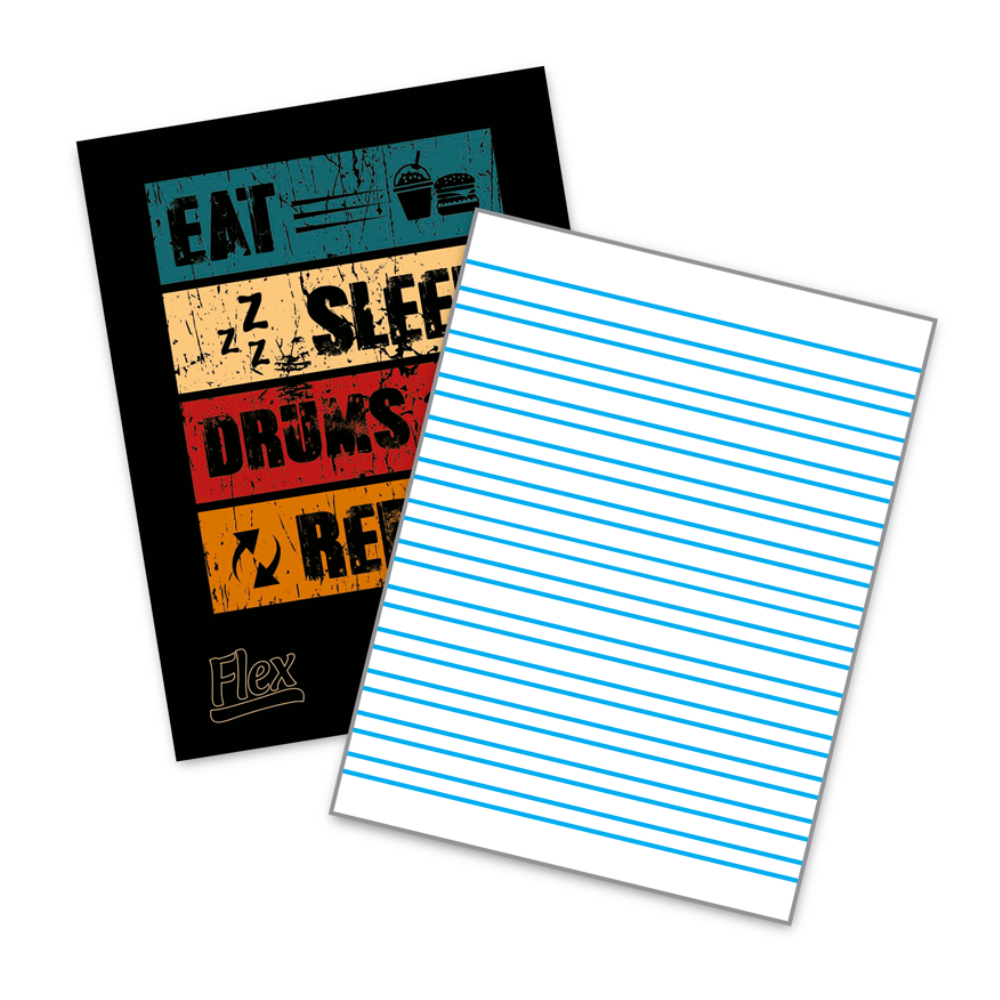 Cuaderno Papiros Flex 648 DR, 48 hojas doble raya