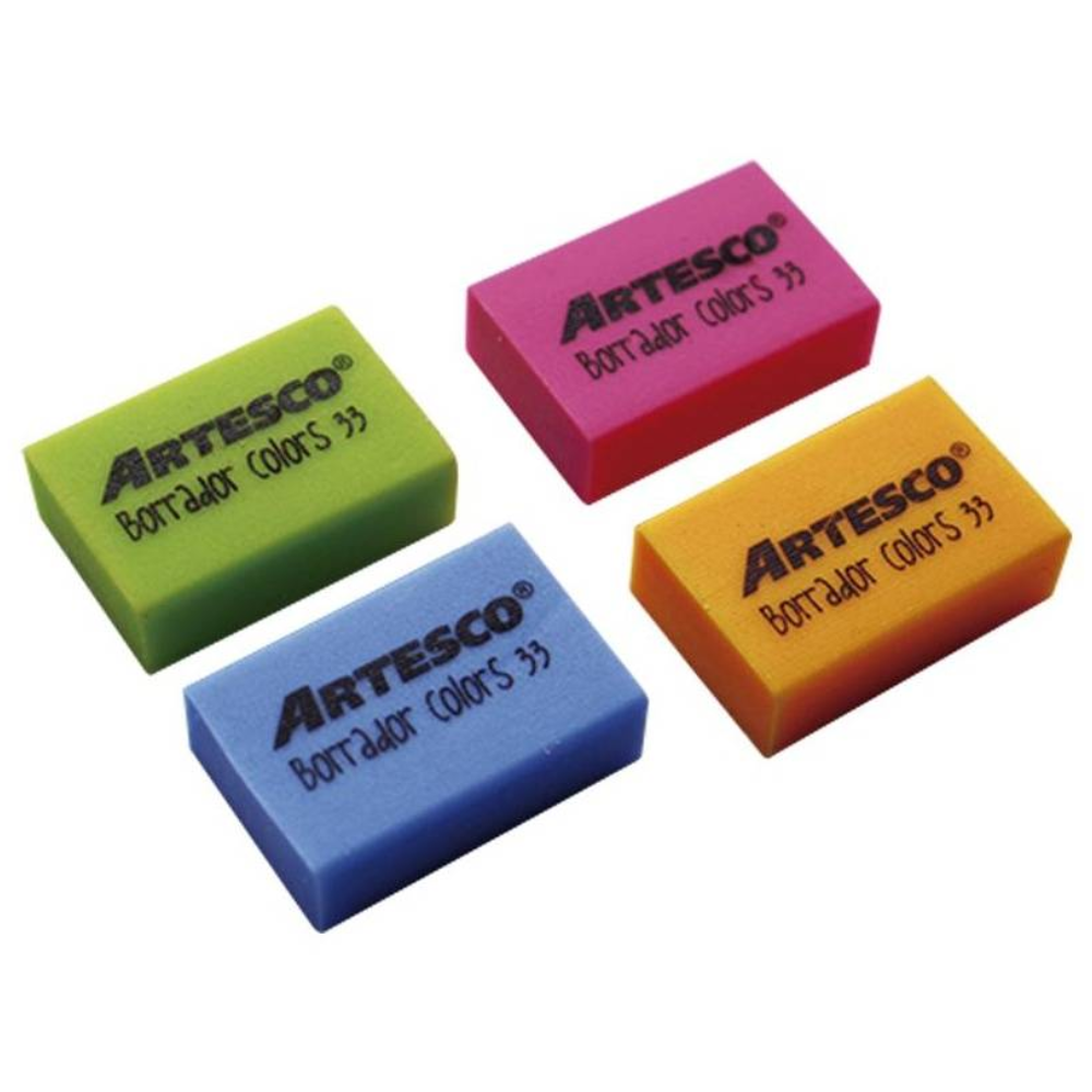 Goma Artesco colores neón en pote x 24 unidades