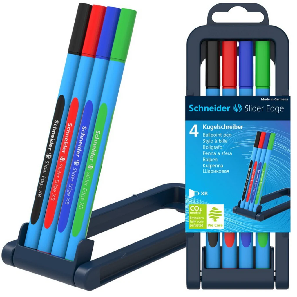 Boligrafos Schneider Edge estuche x 4