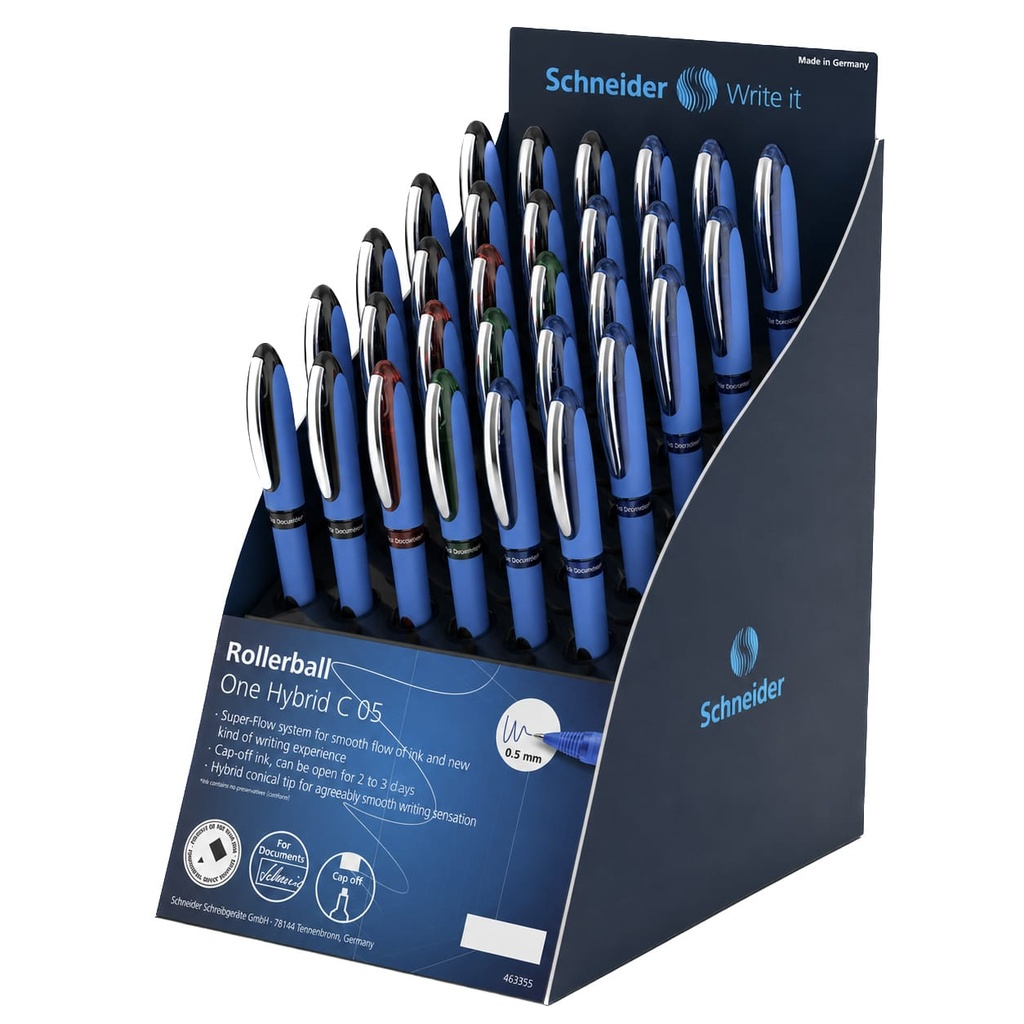 Display Boligrafos Schneider ONE x 30 C 0.5