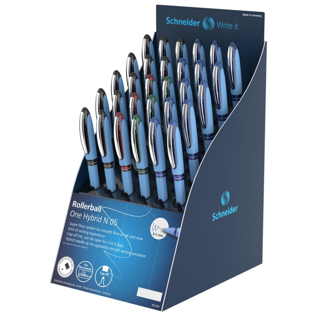 Display Boligrafos Schneider ONE 0.5 mm (N) x 30 Un.