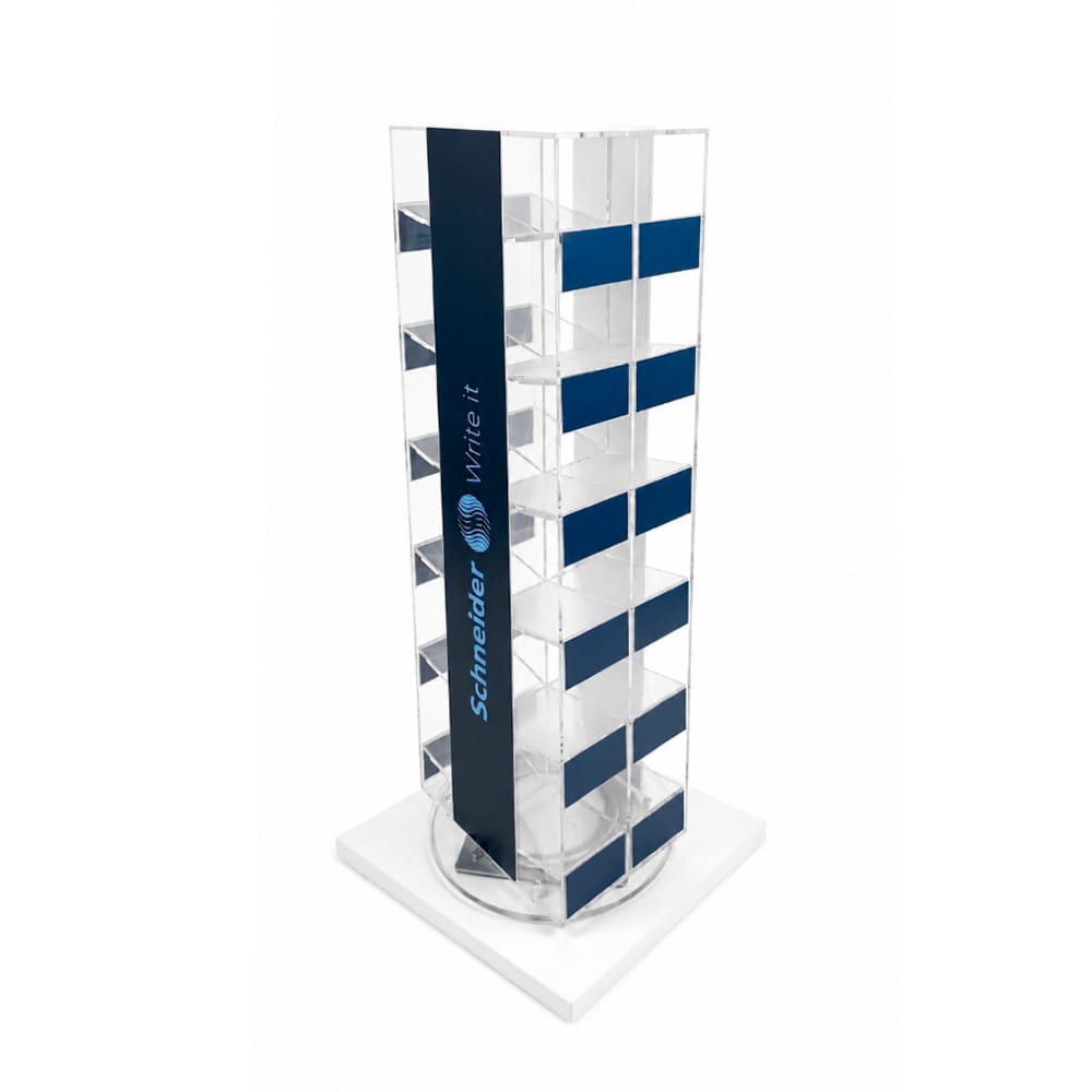 Schneider display de mostrador giratorio