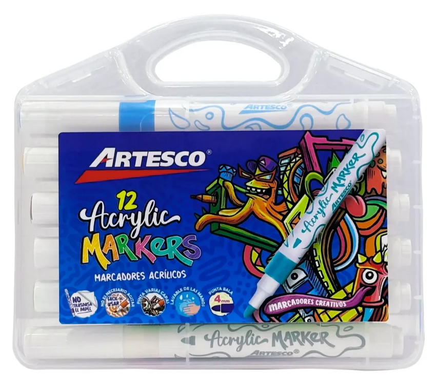 Artesco marcadores Sketch estuche x 12