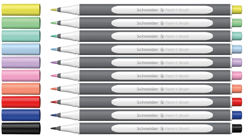 Schneider Paint it brush caja x 10 unidades surtidas