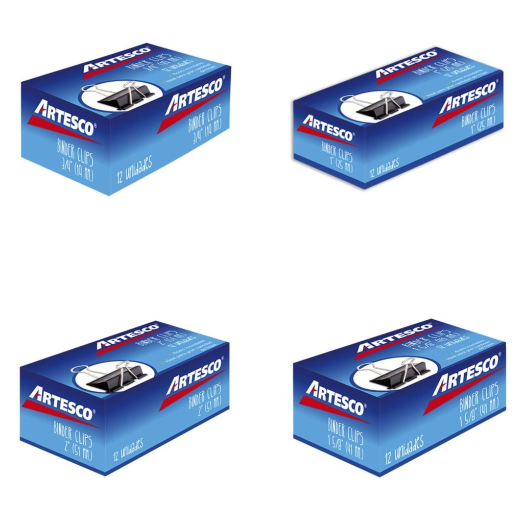 Binder Clips Artesco