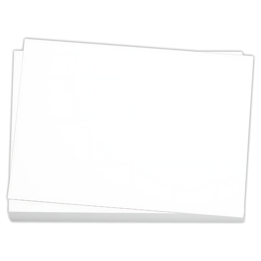 Hoja de cartulina blanca 150g 50 x 70 cm