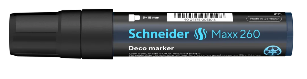 Marcador Schneider industrial 250 negro