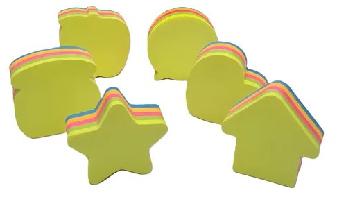Artesco notas adhesivas formas x250