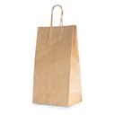 Bolsas de papel con manija 25,5x36x12,5 cm. 