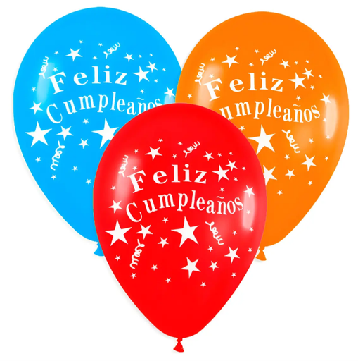 Globo Impreso Surtido x 25 Unidades 