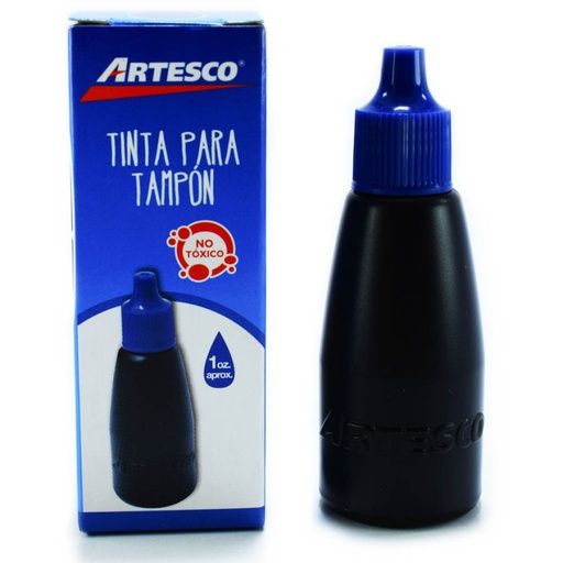 [13089008] Tinta para sellos Artesco 30 ml Negro
