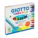 Marcadores escolares gruesos Giotto Turbo
