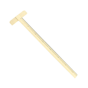 Regla T pata tabla de 1/2 W 75 cm