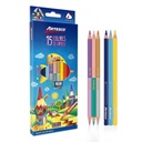 Lapices de Colores Artesco (16 colores) 3 mm Madera Kit 14+2