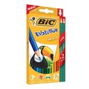 Lápices de colores Bic Evolution kit x12