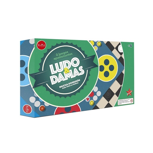 [36889] Juegos en caja LUDO Y DAMA