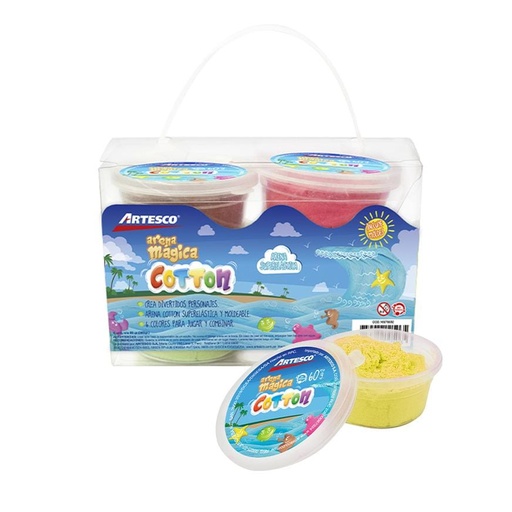 [16976002] Artesco Arena magica Set x 6 Colores (60 Gr. C/U)