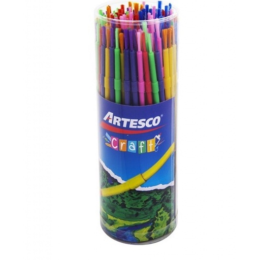 [16975600] Artesco pinceles redondos pote x 144