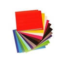 Papel glasé 11 x 11 - 30 hojas