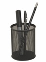 Portalápiz metal calado negro