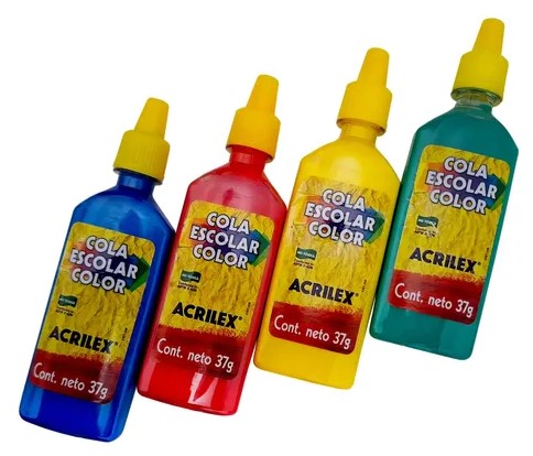 Acrilex Adhesivo Escolar de colores