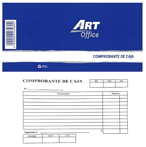 [AOCC] Art-Office Comprobante de caja (10x18 Cm.)