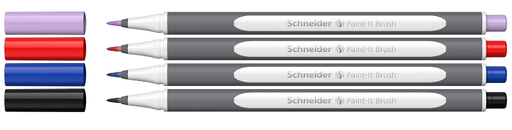 [ML07010501] Schneider Brush Paint it estuche x4