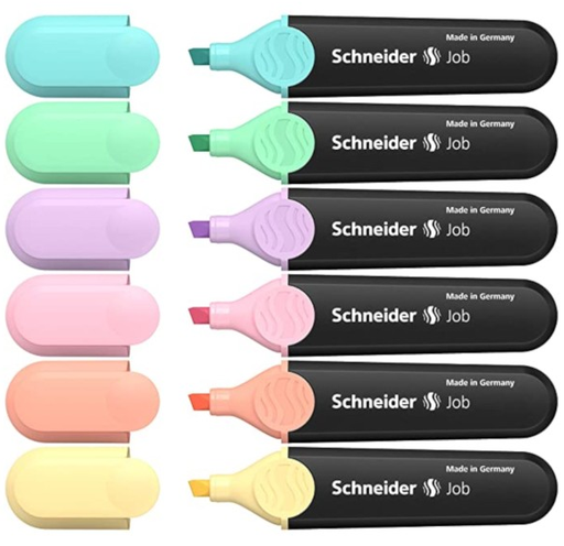 [305622] Schneider resaltadores Job Pastel exhibidor x 35.
