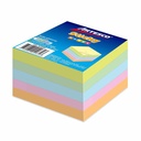 Artesco Notas Autoadhesivas 7,5x7,5 Cm.Cubo 500 hj. Pastel