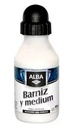 Alba barniz y medium fsco. 100 ml.